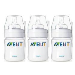 Kit com 3 mamadeiras AVENT CLASSIC