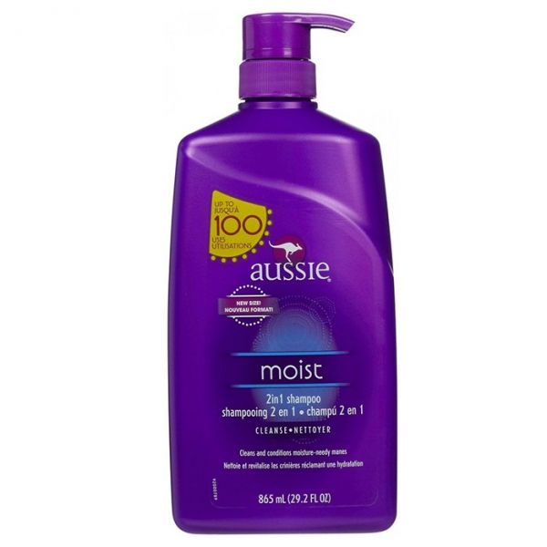 Shampoo Aussie - 865ml Moist 2 in 1