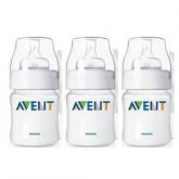 Kit com 3 mamadeiras AVENT CLASSIC